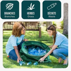 Sac de jardin 272L Lot de 3 sacs XXL VOUNOT