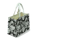 Sac de shopping en coton à motif jungle 50x35cm - Beige- 5five