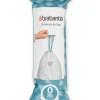 Sac-poubelle Brabantia PerfectFit blanc 30 L