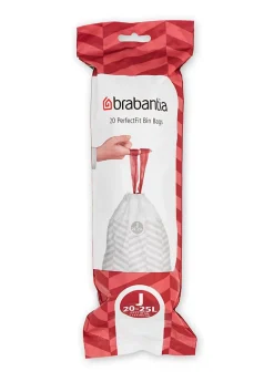 Sac-poubelle Brabantia PerfectFit blanc 25 L