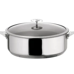 Sauteuse 28 cm inox avec couvercle Acier - Eclipse par Cuisinox