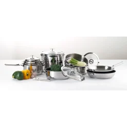 Sauteuse 28 cm inox avec couvercle Acier - Eclipse par Cuisinox