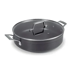 Sauteuse anti-adhésive 24cm + couvercle Lacor 48624 anodized