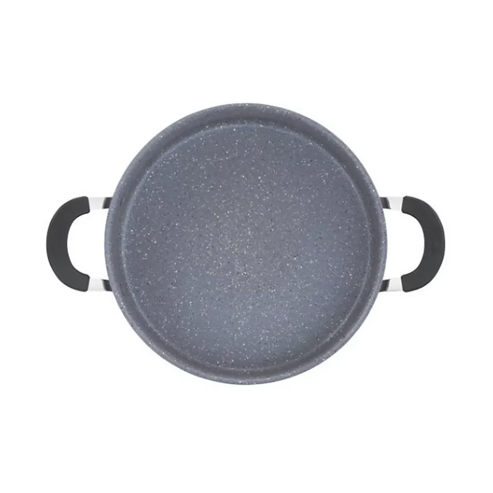 Sauteuse anti-adhésive 26cm + couvercle Lagostina 012163031826 tempra minéral