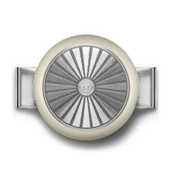 Sauteuse crème mat 28cm + couvercle Smeg DPF2812CRM