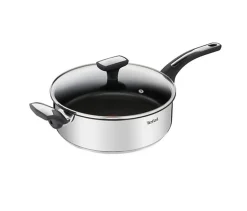 Sauteuse inox 26cm avec couvercle Tefal E3003304 emotion