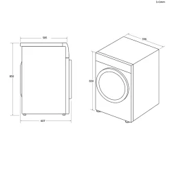 Sèche-linge à condensation 10kg CANDY, CSOEH10A2DBEX-47