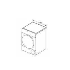 Sèche-linge pompe à chaleur - IQ300 - 8,0 kg - Classe énergie A++ - Tam SIEMENS - WT43H00DFR