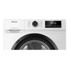 Sèche-linge pompe à chaleur 60cm 8kg Hisense DHQE802U