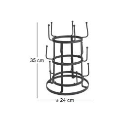 Séchoir à bouteilles en métal - Type: Egouttoir à vaisselle, brosse à vaisselle