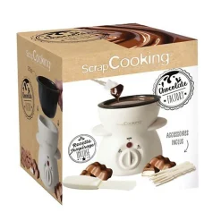 Scrapcooking Appareil à fondue chocolat 25w blanc - 3895