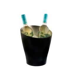 Seau à glace en métal 2 bouteilles (5 L) Noir - Alloy Noir par Koala