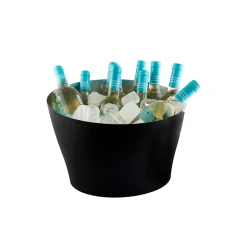 Seau à glace en métal 10 bouteilles (20 L) Noir - Alloy Noir par Koala