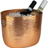 Seau à vin ou champagne pour 2 bouteilles cuivre - Orange