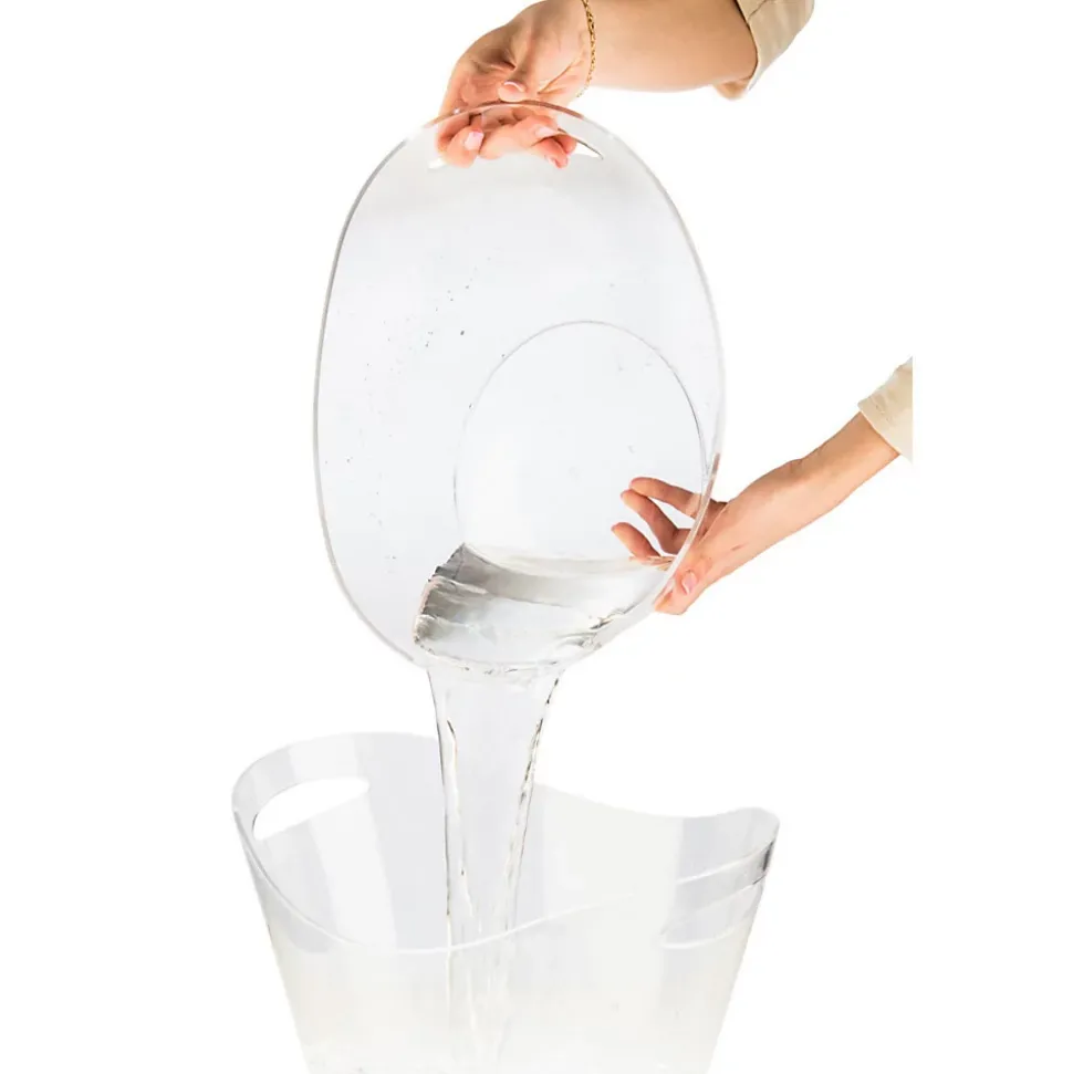 Seau pour 4 à 5 bouteilles Transparent - Tulip par Koala