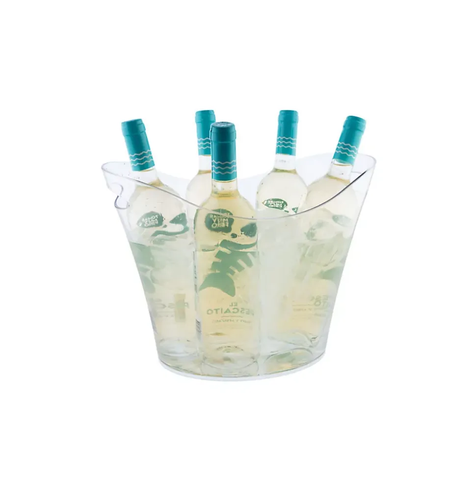 Seau pour 4 à 5 bouteilles Transparent - Tulip par Koala