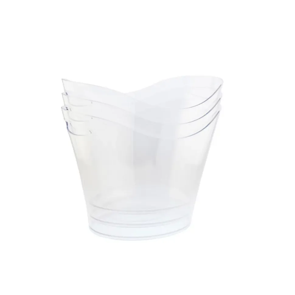 Seau pour 4 à 5 bouteilles Transparent - Tulip par Koala