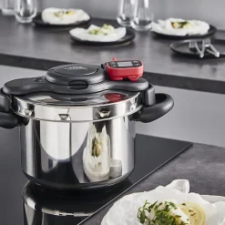 Seb - Autocuiseur Clipso Now plus - 6L - Minuteur intelligent - Inox - Tous feux