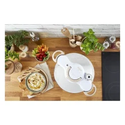 SEB Cocotte-minute 7,5 L, Induction, Inox, Sécurité 5 points, Fabriqué en France, Autocuiseur Clipso Minut Eco Respect P4624871