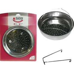 SEB Panier vapeur rigide 792654 8L O23,5cm gris