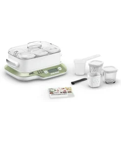 SEB Yaourtiere 6 pots, 6 programmes dont 1 mode express, Yaourts et desserts maison, Utilisation simple, Fabriqué en France YG6