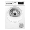 Seche-linge - Pompe a chaleur - BOSCH Série 6 - WQG133DTFR - 8 kg - Induction - 60 cm - Classe A++ - Blanc