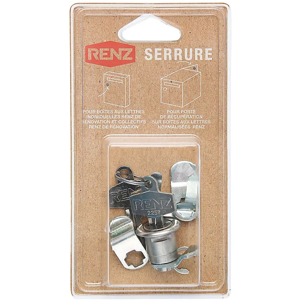 Serrure courte (coté récupération)