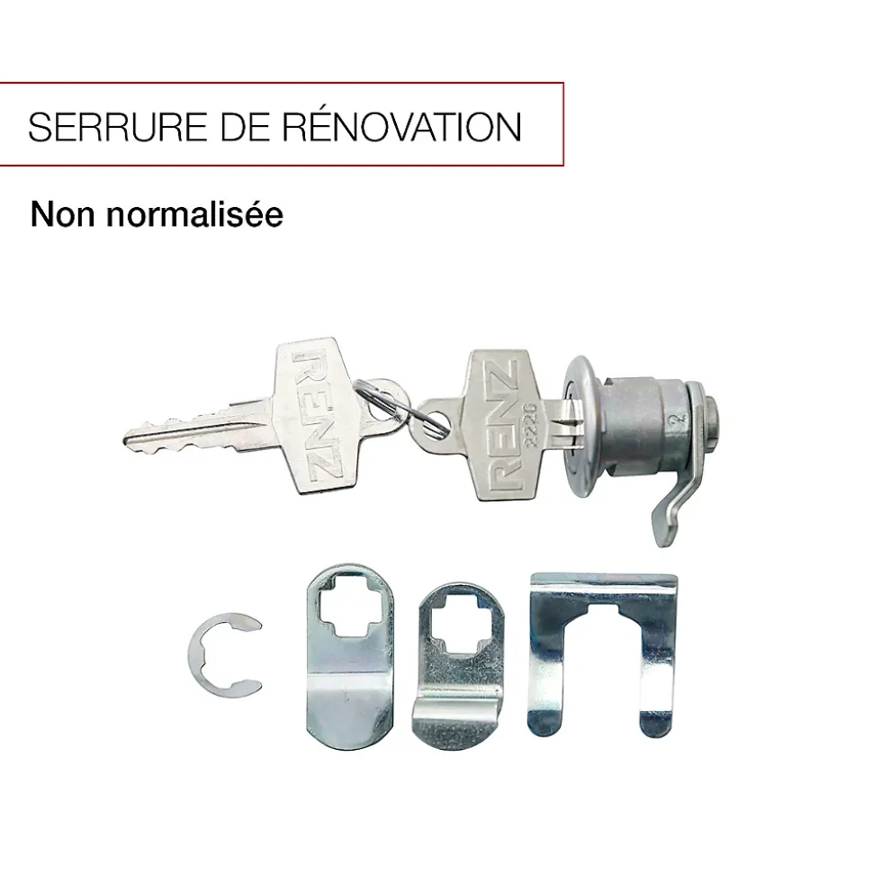 Serrure courte (coté récupération)