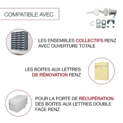 Serrure courte (coté récupération)