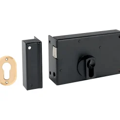 Serrure horizontale à crochet Gauche pour cylindre européen