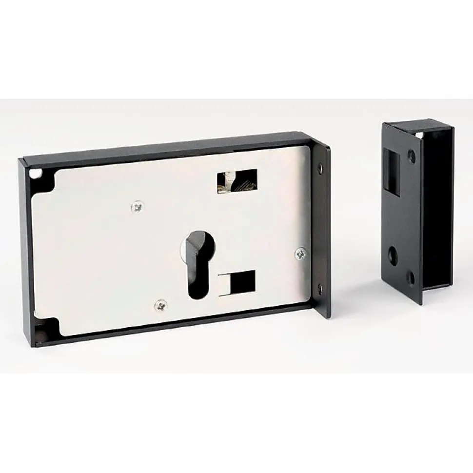 Serrure horizontale à crochet Gauche pour cylindre européen