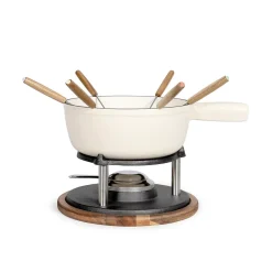 Service à fondue 6 fourchettes crème Livoo MEN426C