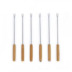 Service à fondue 6 fourchettes crème Livoo MEN426C