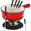 Service à fondue 6 fourchettes rouge Tableandcook DSBRGSAF20