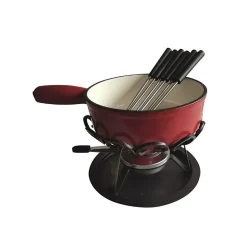 Service à fondue 6 fourchettes rouge Tableandcook DSBRGSAF24