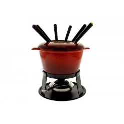 Service à fondue 6 fourchettes rouge Tableandcook HHF0255