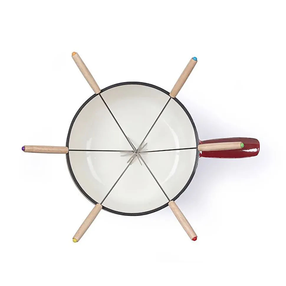 Service à fondue - Livoo - MEN390RC - 2,6 L - Compatible induction - 6 personnes