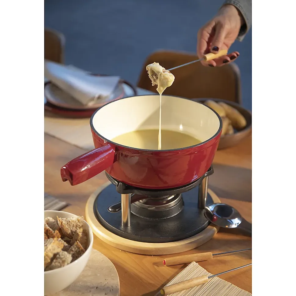 Service à fondue - Livoo - MEN390RC - 2,6 L - Compatible induction - 6 personnes