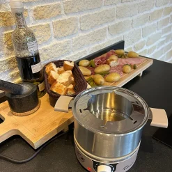 Service à fondue 6 personnes muscade Little Balance 8964 little fondue meuuuh