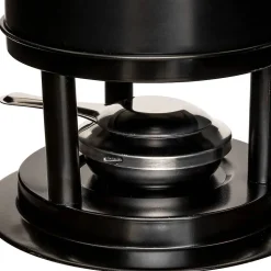 Service à fondue 6 personnes en inox - Noir- 5five