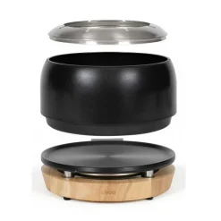 Service à fondue 1200w 8 fourchettes noir Livoo DOC339