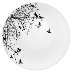 Service 18 pièces Blanc et Noir - Aurore par Médard de Noblat