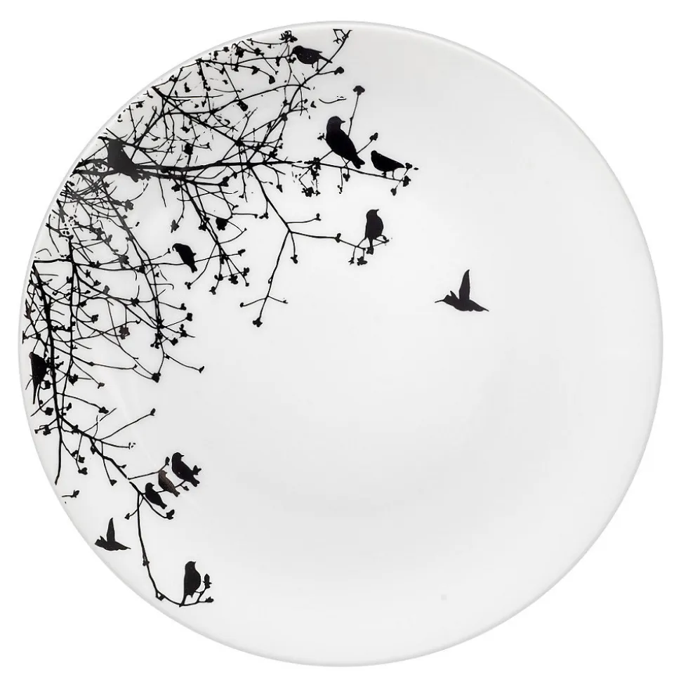 Service 18 pièces Blanc et Noir - Aurore par Médard de Noblat