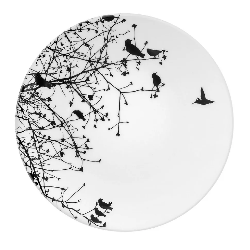 Service 18 pièces Blanc et Noir - Aurore par Médard de Noblat