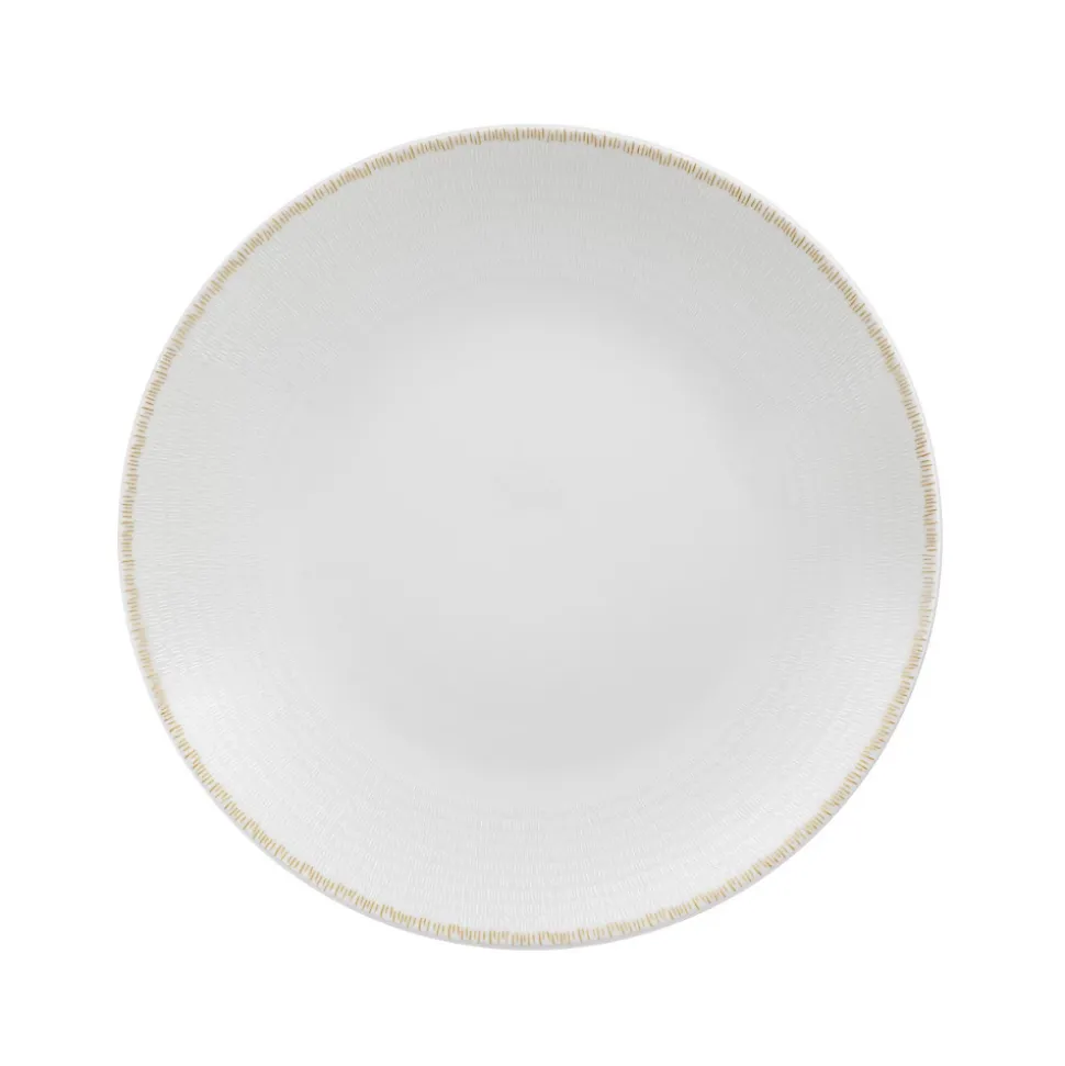 Services 18 pièces de la collection Nuance par Médard de Noblat. Blanc/Or - Nuance par Médard de Noblat