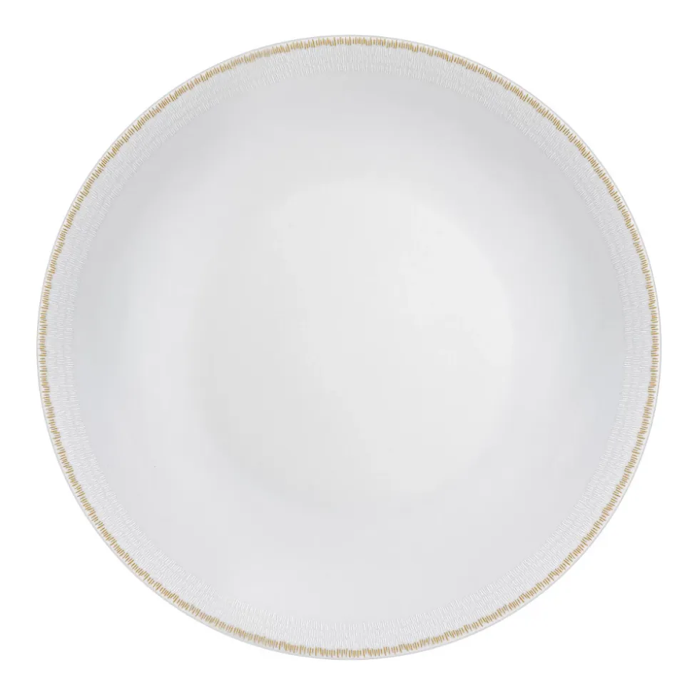 Services 18 pièces de la collection Nuance par Médard de Noblat. Blanc/Or - Nuance par Médard de Noblat