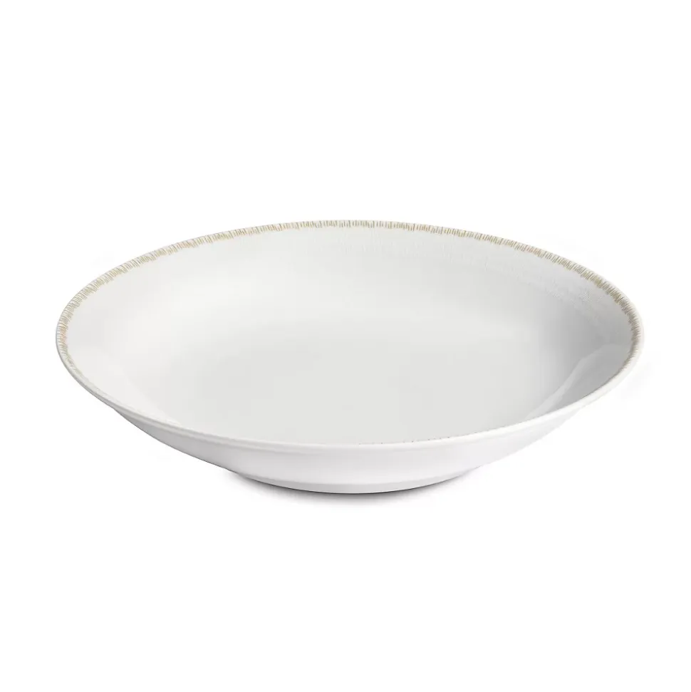 Services 18 pièces de la collection Nuance par Médard de Noblat. Blanc/Or - Nuance par Médard de Noblat