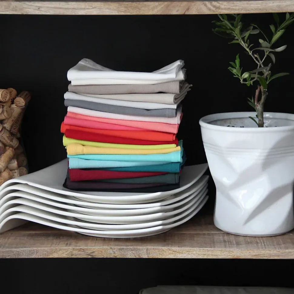 Serviette New York 40x40cm anthracite