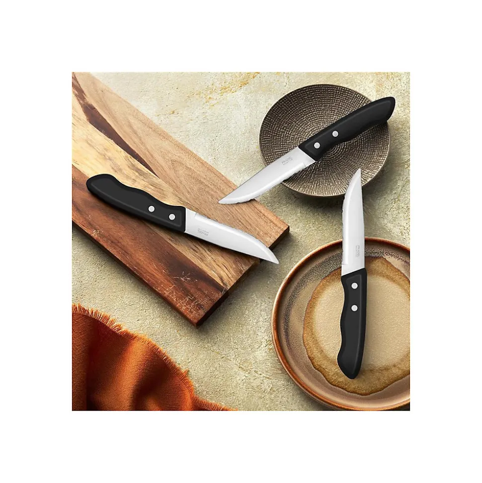 Set 6 couteaux steak XXL Noir - Trappeur par Pradel Essentiel