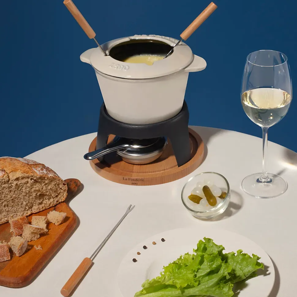 Set à fondue en fonte 4 personnes - MONT JOLY